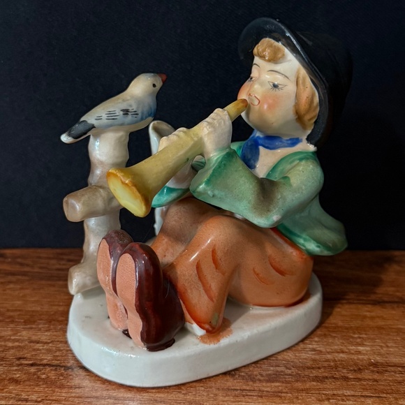Other - Figurine of Boy Playing Horn